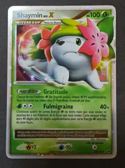 Carte Pokemon Shaymin niv.x 126/127 (Annee 2009) Platine - Image 1