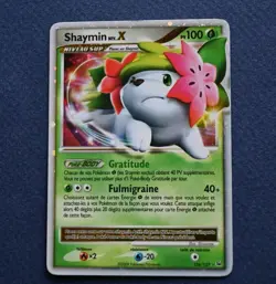 Carte Pokemon Shaymin niv.x 126/127 (Annee 2009) Platine - Image 2
