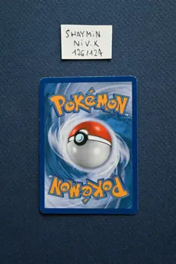 Carte Pokemon Shaymin niv.x 126/127 (Annee 2009) Platine - Image 5