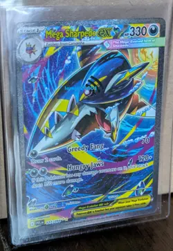 Pokemon Phantasmal Flames Mega Sharpedo ex 127/094 SIR Special Illustration Rare - Image 1