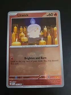 Litwick 016/086 (Master Ball) - Common - Pokemon White Flare NM - Image 1