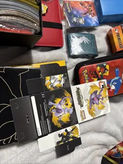 Pokemon Accessories Deck Boxes Dice Coins Sleeves League Badges Binders MixedLot - Image 5
