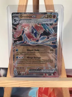 Greninja ex 106/167 Pokemon TCG S&V Twilight Masquerade Metal Promo NM - Image 1
