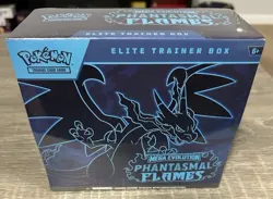 Pokemon TCG Mega Evolution Phantasmal Flames Elite Trainer Box ETB - Image 1