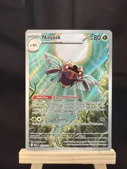 Pokemon TCG Mega Evolution 137/132 Ninjask Illustration Rare - NM - Image 1