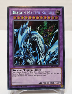 Dragon Master Knight LCKC-EN065 Secret Rare 1st Edition Yugioh 7980 - Image 1