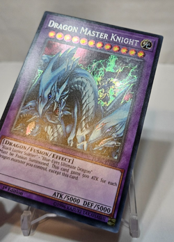 Dragon Master Knight LCKC-EN065 Secret Rare 1st Edition Yugioh 7980 - Image 3
