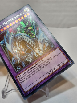 Dragon Master Knight LCKC-EN065 Secret Rare 1st Edition Yugioh 7980 - Image 5