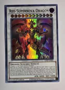 Red Supernova Dragon GFTP-EN045 Ultra Rare 1st Edition Yugioh TCG NM/M - Image 1