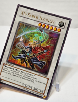 XX-Saber Hyunlei ABPF-EN044 Ultra Rare 1st Edition Yugioh 7966 - Image 4