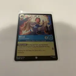 Disney Lorcana Archazia's Island 159/204 Belle Apprentice Inventor Cold Foil NM - Image 2