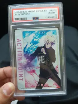 PSA 10 Gojo Satoru Jujutsu Kaisen Action Point 2024 Union Arena EX04BT JJK - Image 3