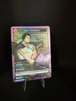 Union Arena Black Clover Yami Sukehiro UE08BT/BCV-1-015 SR - Image 1