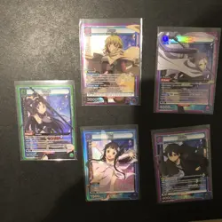 SAO Vol 2 Union Arena SR Mixed lot of 5- Near Mint, English - Image 1