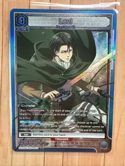 Levi SR - UE10BT/AOT-1-010 : Union Arena Attack on Titan Foil Levi Squad - Image 1