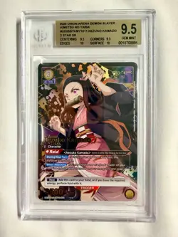 2025 Nezuko Kamado 2 STAR SR Union Arena TCG Demon Slayer BGS 9.5 - Image 1