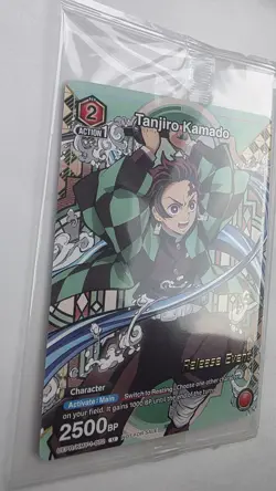SEALED Tanjiro Vol 1 Release Event Promo UEPR/KMY-1-072 Union Arena Demon Slayer - Image 3