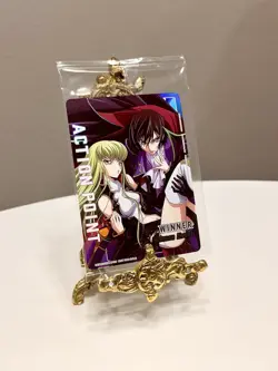 Union Arena Code Geass Release Event WINNER AP Card - Lelouch & C.C. - English - Image 2