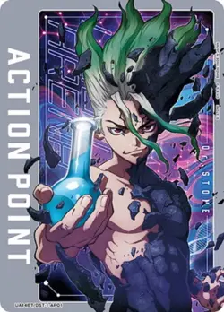 Union Arena Card Dr. Stone AP Action Point Rare Japanese UA14BT/DST-1-AP01 - Image 1