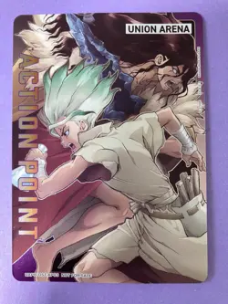 Union Arena Dr. Stone Action Point Card UAPR/DST-AP03 Promo Senku Bandai Japan - Image 3