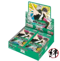 BANDAI Union Arena Booster Pack Wind Breaker [UA38BT] (Box) 16 Packs - Image 1