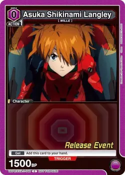 Asuka Shikinami Langley Release - UEPR/EVA-1-048 NM - Union Arena - Image 1