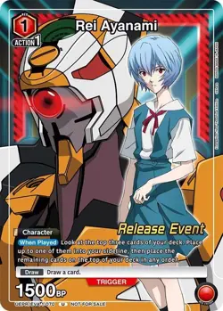 Rei Ayanami Release - UEPR/EVA-1-070 NM - Union Arena 2 - Image 1