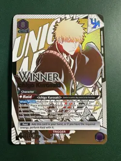 Union Arena Winner Ichigo Kurosaki BLC-1-041 Bleach Rare Battle English Promo - Image 1