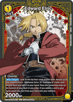 Edward Elric Alternate Art - UEPR /FMA-1-010 NM - Union Arena - Image 1