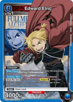Edward Elric Foil - UE09BT/FMA-1-040 NM - Union Arena - Image 1