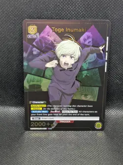 Union Arena - Jujutsu Kaisen Toge Unumaki UE03BT/JJK-1-005 SR* - English - Image 1