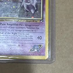 Pokemon TCG Sabrina's Gengar Gym Challenge Holo 14/132 Damaged Condition Card - Image 3