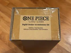 ONE PIECE CARD GAME English Version 1st Anniversary Set (New Sealed in box) - Image 1