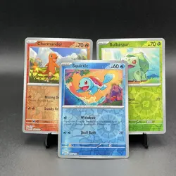 Costco 151 Mini Tin Cards 3× Cosmo Reverse Holo Starter Card Set Pokemon TCG NM - Image 1