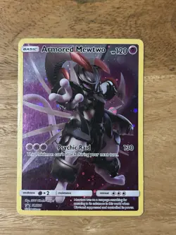 Pokemon Armored Mewtwo SM228 Promo Holo Psychic Raid SM Basic Card - Image 1