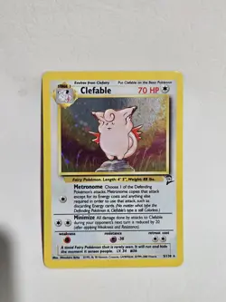 Clefable - Pokemon Base Set 2 - 5/130 - Holo Rare - NM Near Mint Card - Image 1