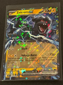 Pokemon Zekrom EX Black Bolt Stamped Promo Card NM - Image 1
