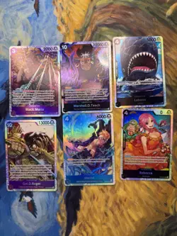 One Piece English Card Lot SR NM 50 Cards Lot - Image 5