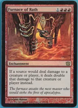Furnace of Rath FOIL 9th Edition PLD Red Rare MAGIC CARD (ID# 359028) ABUGames - Image 1