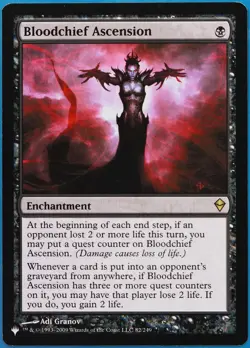 Bloodchief Ascension (The List) Zendikar NM Black Rare CARD (509641) ABUGames - Image 1