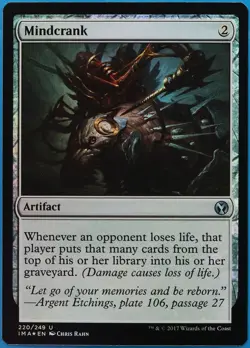 Mindcrank FOIL Iconic Masters NM Artifact Uncommon CARD (510764) ABUGames - Image 1