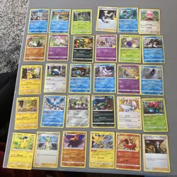 Pokemon TCG Game Card Lot 30 Foil All Holos Sword & Shield Era Pikachu Sylveon - Image 1