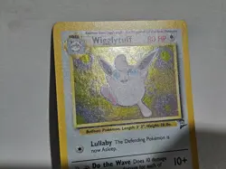 Pokemon TCG Wigglytuff Base Set 2 19/130 Holo Unlimited Holo Rare NM Clean Card - Image 2
