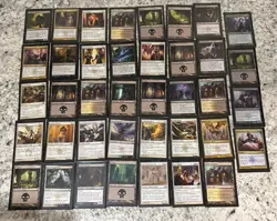 Magic The Gathering Cards Lot 39 2010-2013 Mixed Assorted Collection W Sleeves - Image 1