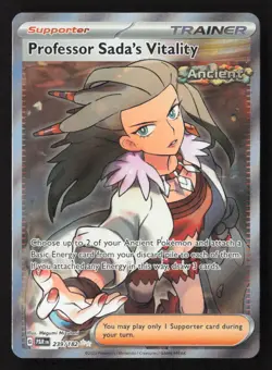 Professor Sada's Vitality Ultra Rare Holo PAR 239/182 NM Pokemon TCG - Image 1