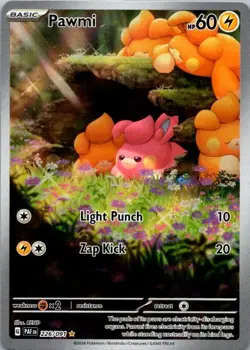 Pawmi 226/091 Paldean Fates Pokemon TCG (Illustration Rare NM) (SKU 1-1) - Image 1