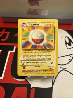 Pokemon TCG Electrode 21/102 Base Set Unlimited Rare Regular Vintage WOTC NM - Image 1