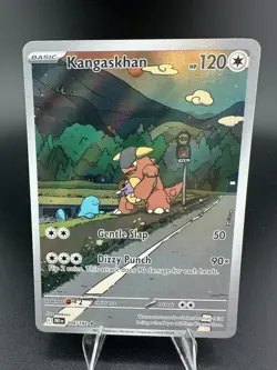 Kangaskhan 204/182 Scarlet Violet Pokemon TCG Destined Rivals Illustration - Image 1