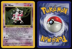 Mr. Mime 6/64 Rare Jungle Holo 1st Edition Pokemon - Image 3