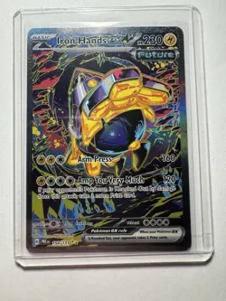 Pokemon TCG Prismatic Evolutions Iron Hands EX 154/131 NM - Image 1